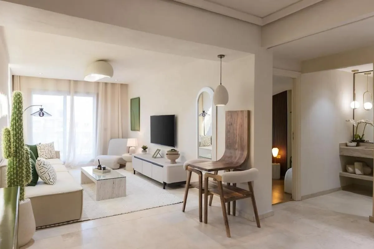 Appartement Gueliz Luxe Living Unique Design With Pool & Gym à Marrakesh