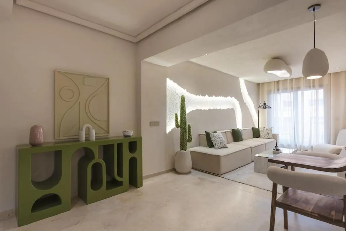 Appartement Gueliz Luxe Living Unique Design With Pool & Gym à Marrakesh